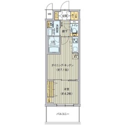 レオンコンフォート神戸駅前の物件間取画像